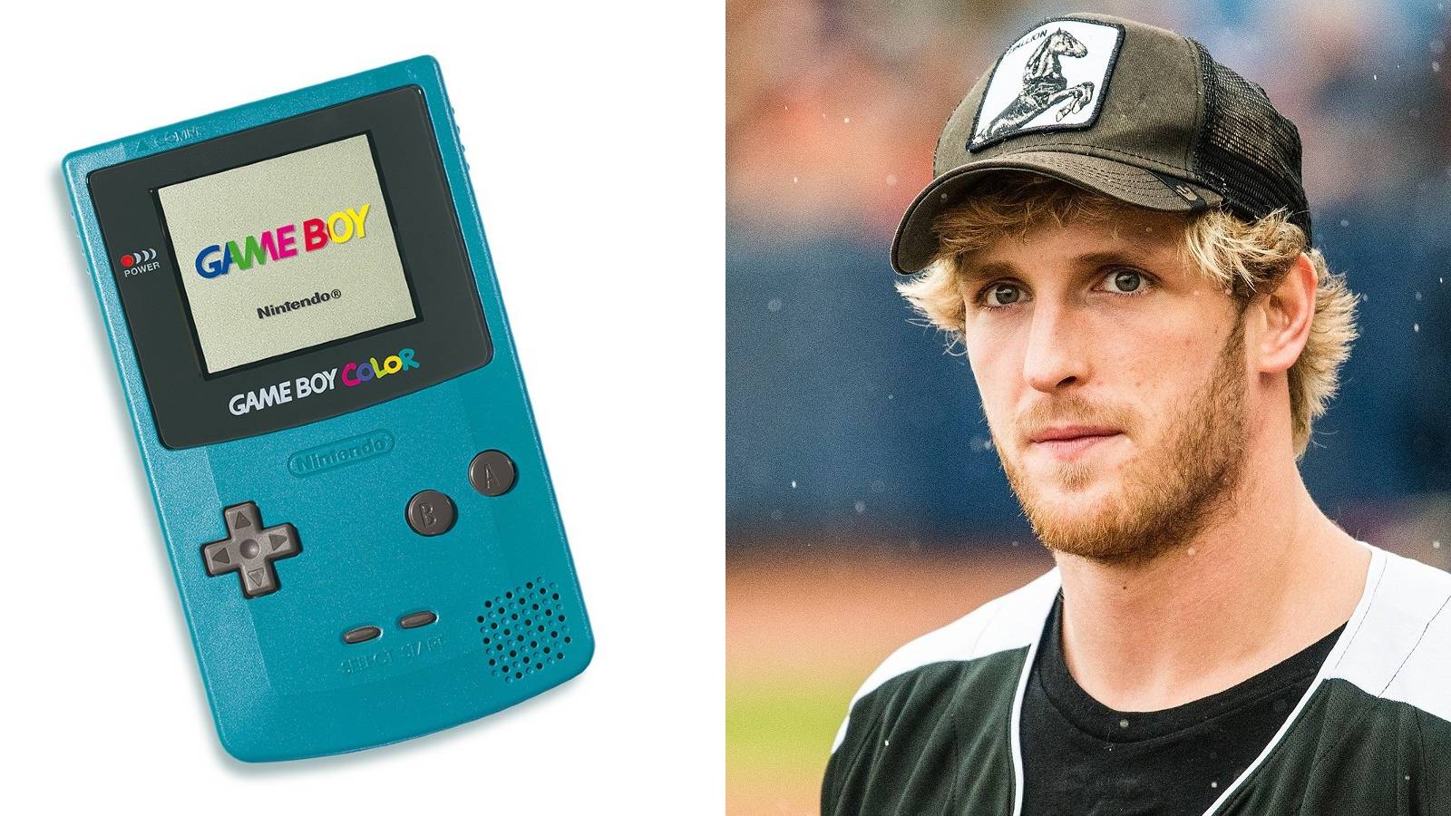 Logan Paul Makes Game Boy Color Tabletop With Epoxy Resin and Metal Pokemon Frame