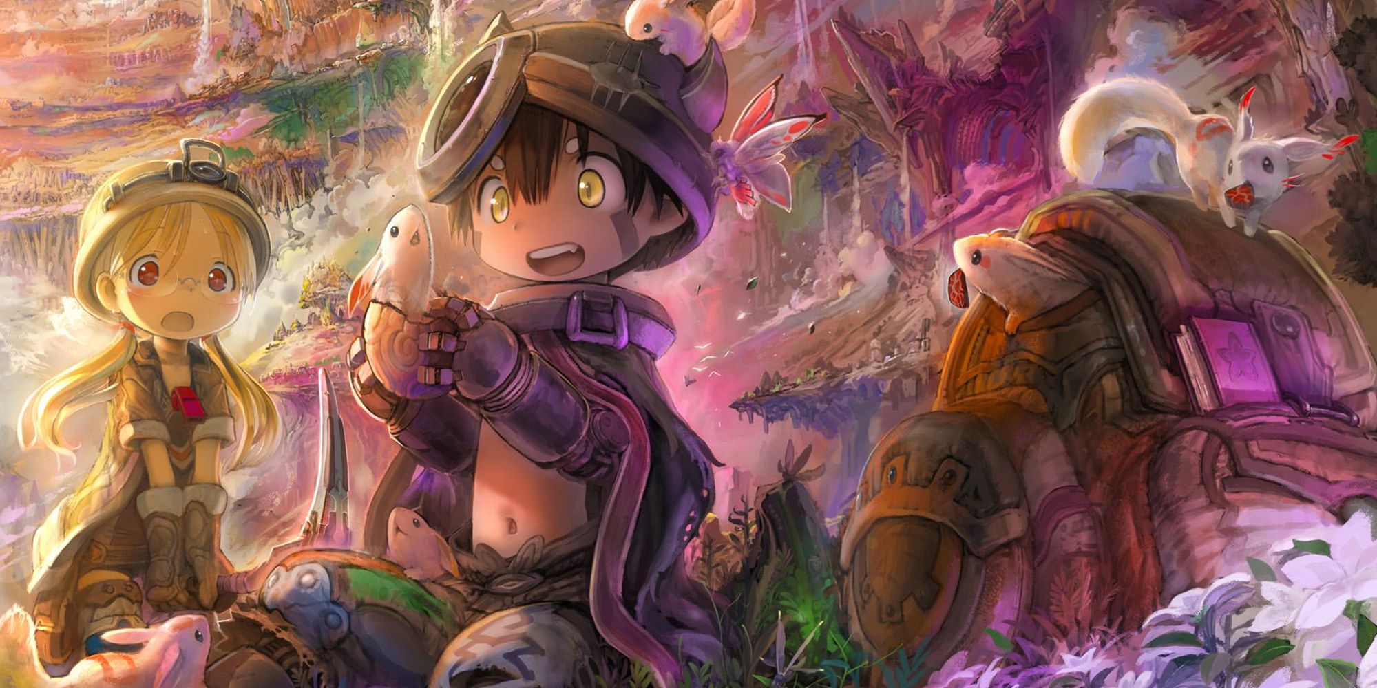 Made In Abyss Composition Of Riko and Reg Exploring The Abyss