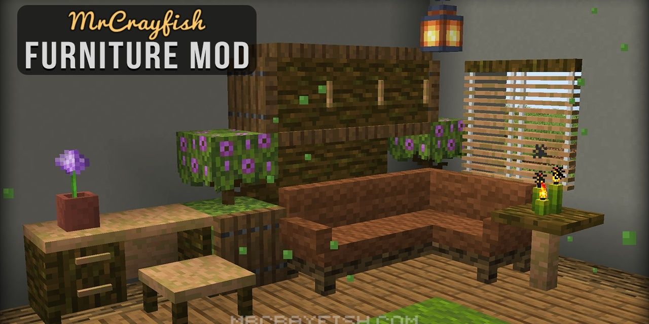 Мод мебели MrCrayfish для Minecraft