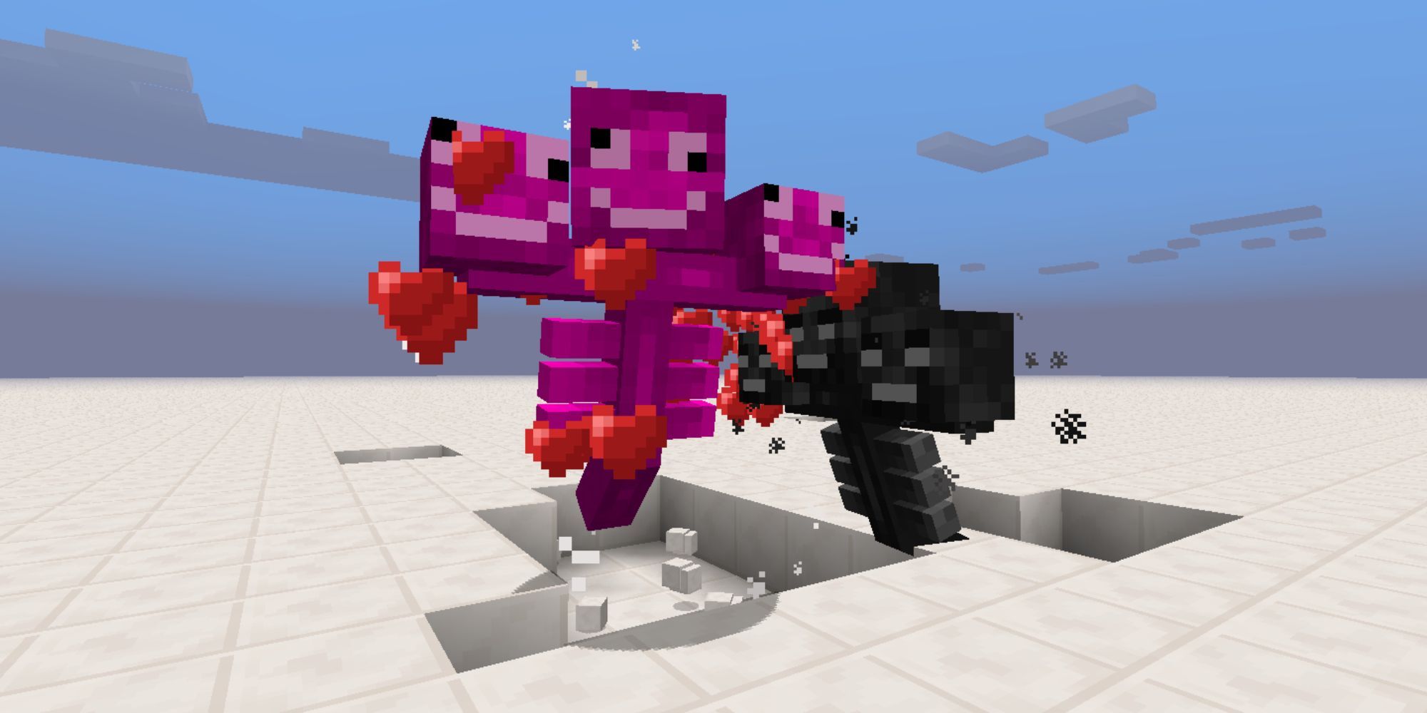 Minecraft Pink And Regular Wither