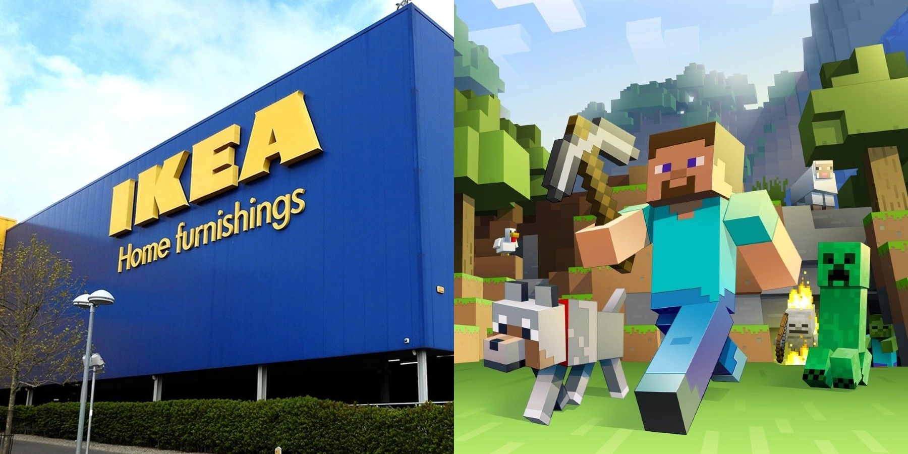 Minecraft Player Tries to Build a Fortress, Accidentally Builds IKEA