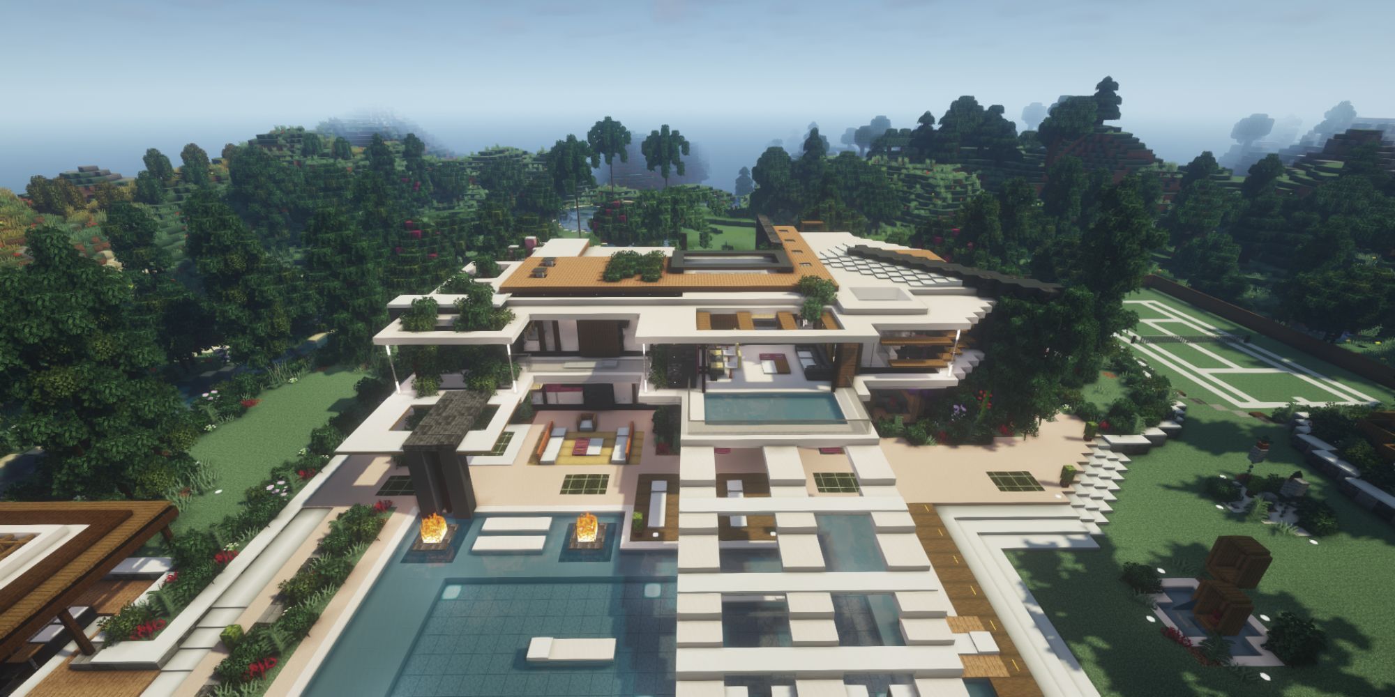 Minecraft Realistic Modern Mansion By Ackers8561
