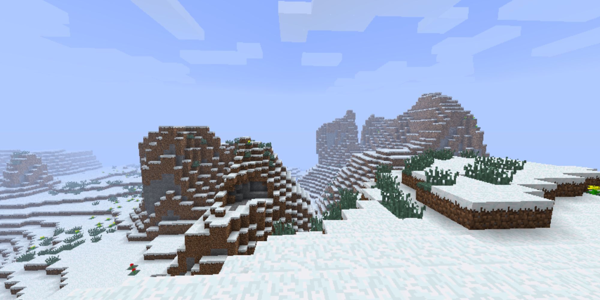Minecraft Snowy Mountains