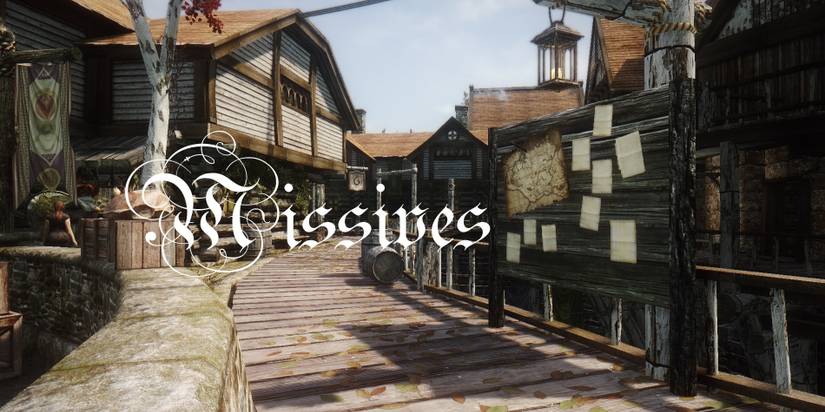 Missives Mod Title Screen Skyrim