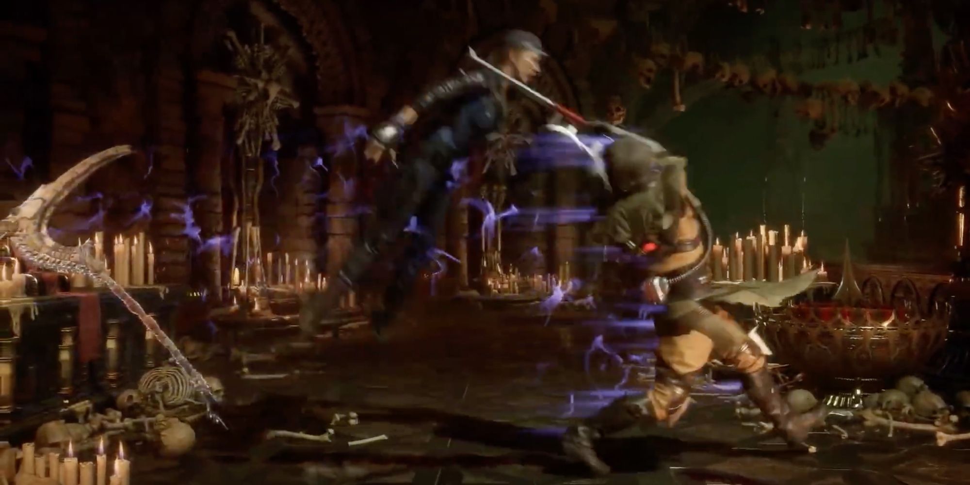Mortal Kombat 11 - Kabal - Player dashes towards opponent