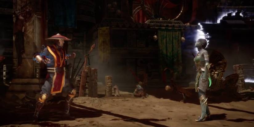 Mortal Kombat 11 - Raiden - Player gets ready to use Electric Fly