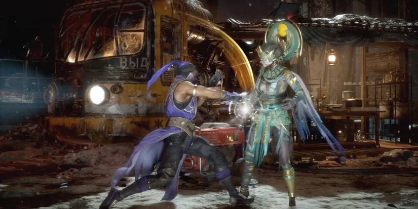 Mortal Kombat 11 - Rain - Player uses Water Ball