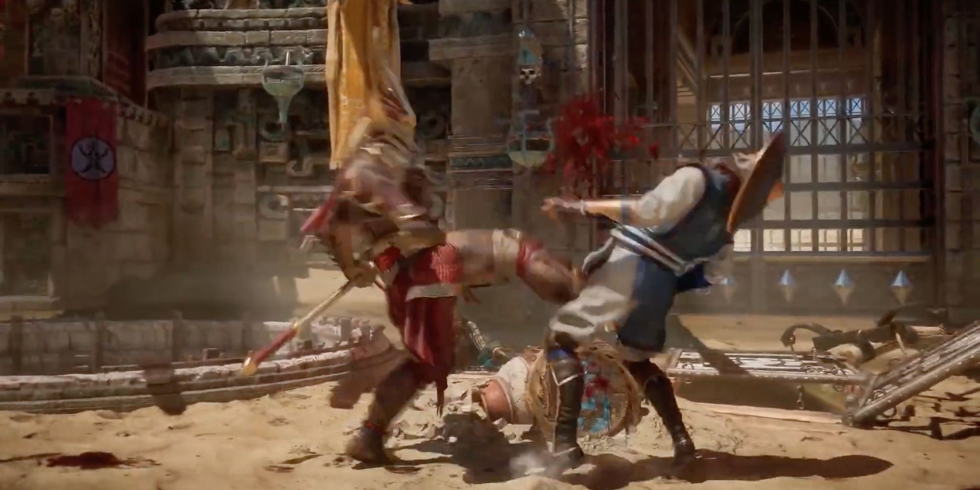 Mortal Kombat 11 - Shao Khan - Player kicks opponent