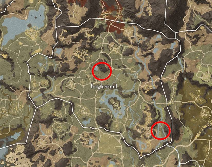 New World Brightwood Turkulon Locations