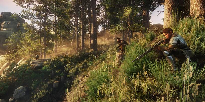 New-World-Character-Musket-Grass-Hill