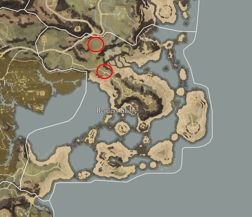 New World Restless Shore Turkulon Location