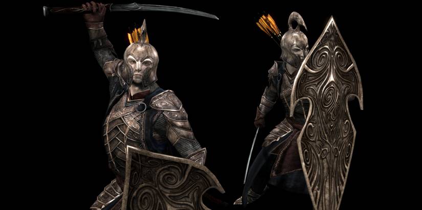 Noldor style elven armors added by the Noldor Content Pack