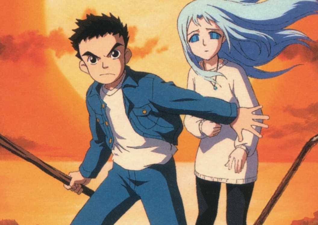 Now and Then, Here and There two characters