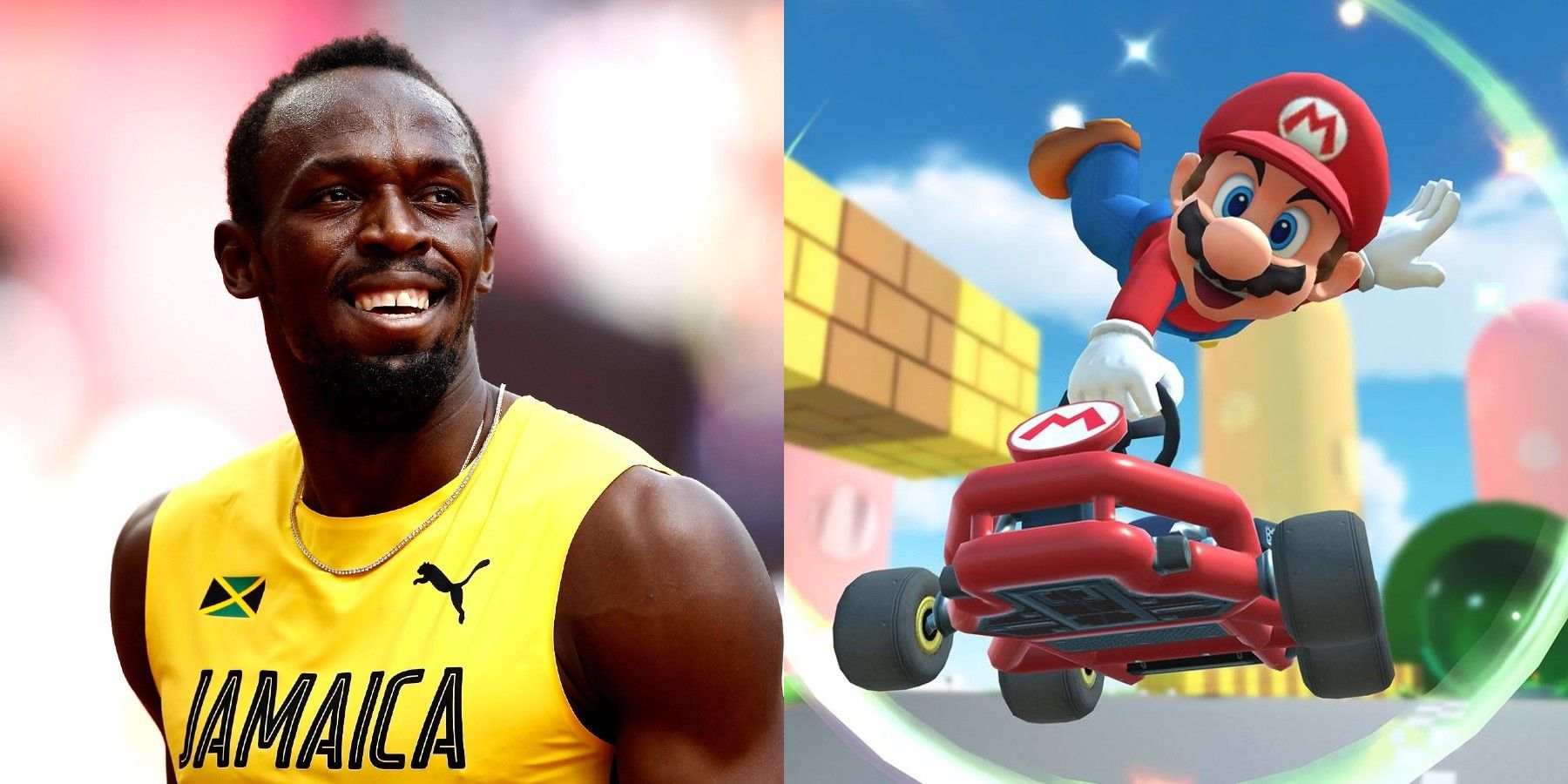 Olympic Medalist Usain Bolt is a Big Fan of Mario Kart