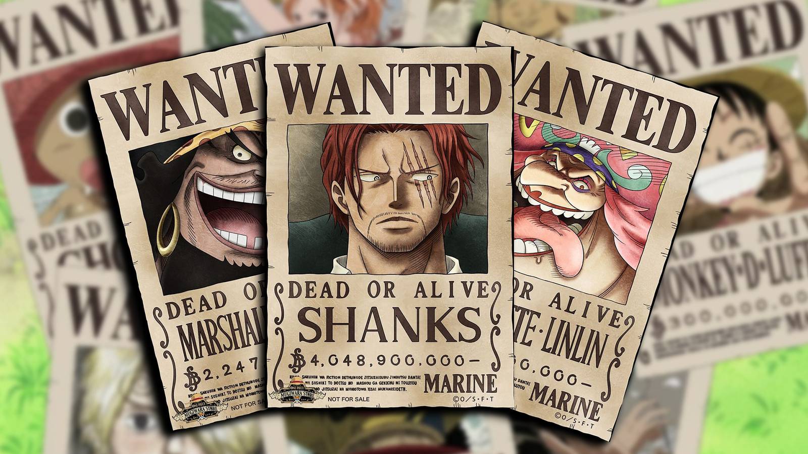 One Piece - Highest Active Pirate Bounties Header