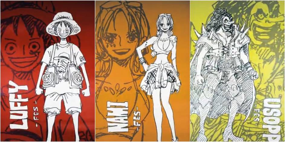 New One Piece Film Red Straw Hat Character Designs Revealed New One Piece Film Red Straw Hat Character Designs Revealed