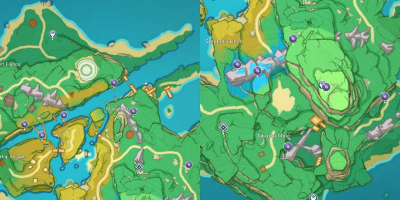 Onikabuto Locations in Yashiori Island