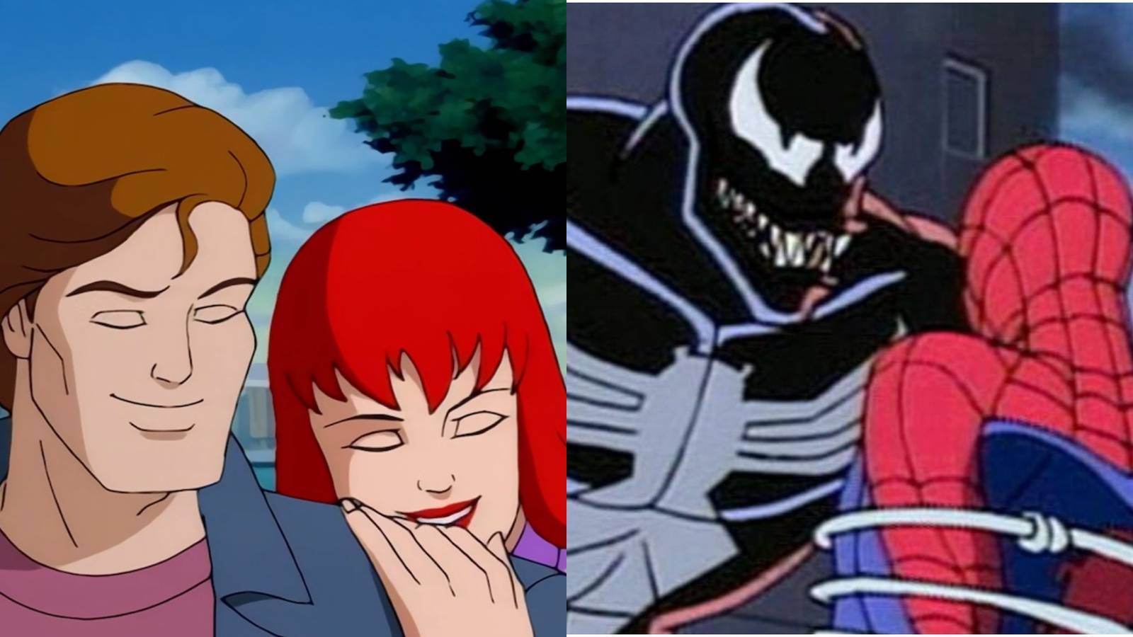 Peter and MJ - Wolverine and Spider-Man