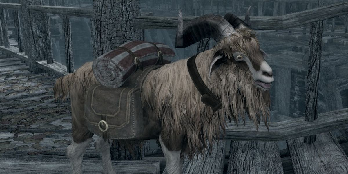 Pets of Skyrim Anniversary Edition Hilda Goat