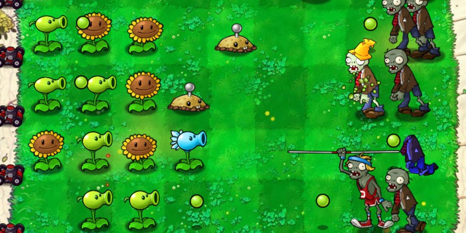 A level of Plants vs Zombies