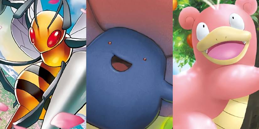 Pokemon TCG Beedrill Vileplume Slowbro