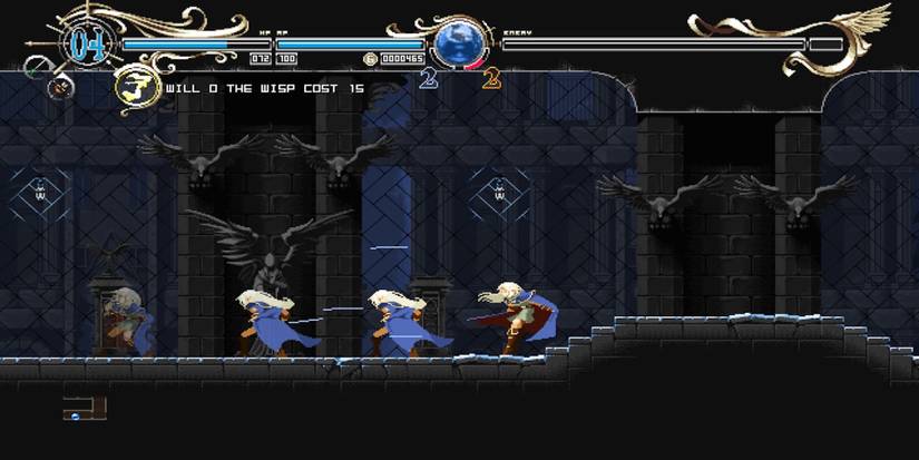 Back dashing in Record of Lodoss War: Deedlit in Wonder Labyrinth