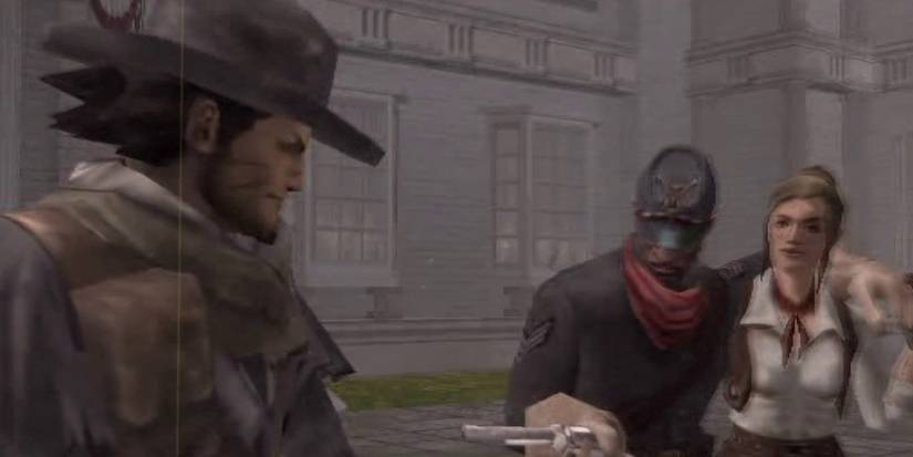 Red Harlow, Buffalo Soldier, and Annie Oakes in Red Dead Revolver