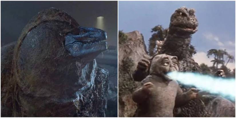 Baby Godzilla in the 1998 film and Son of Godzilla