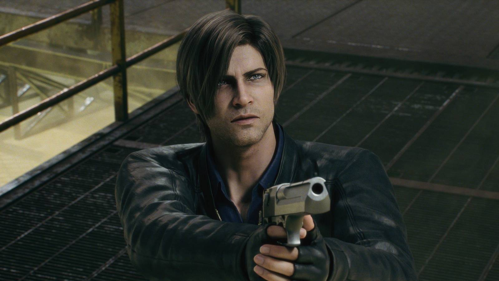 Resident Evil Leon and Wesker