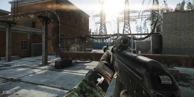 A player with their rifle in hand in Escape from Tarkov
