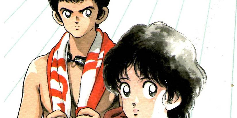 Rough art featuring Keisuke Yamato and Ami Ninomiya