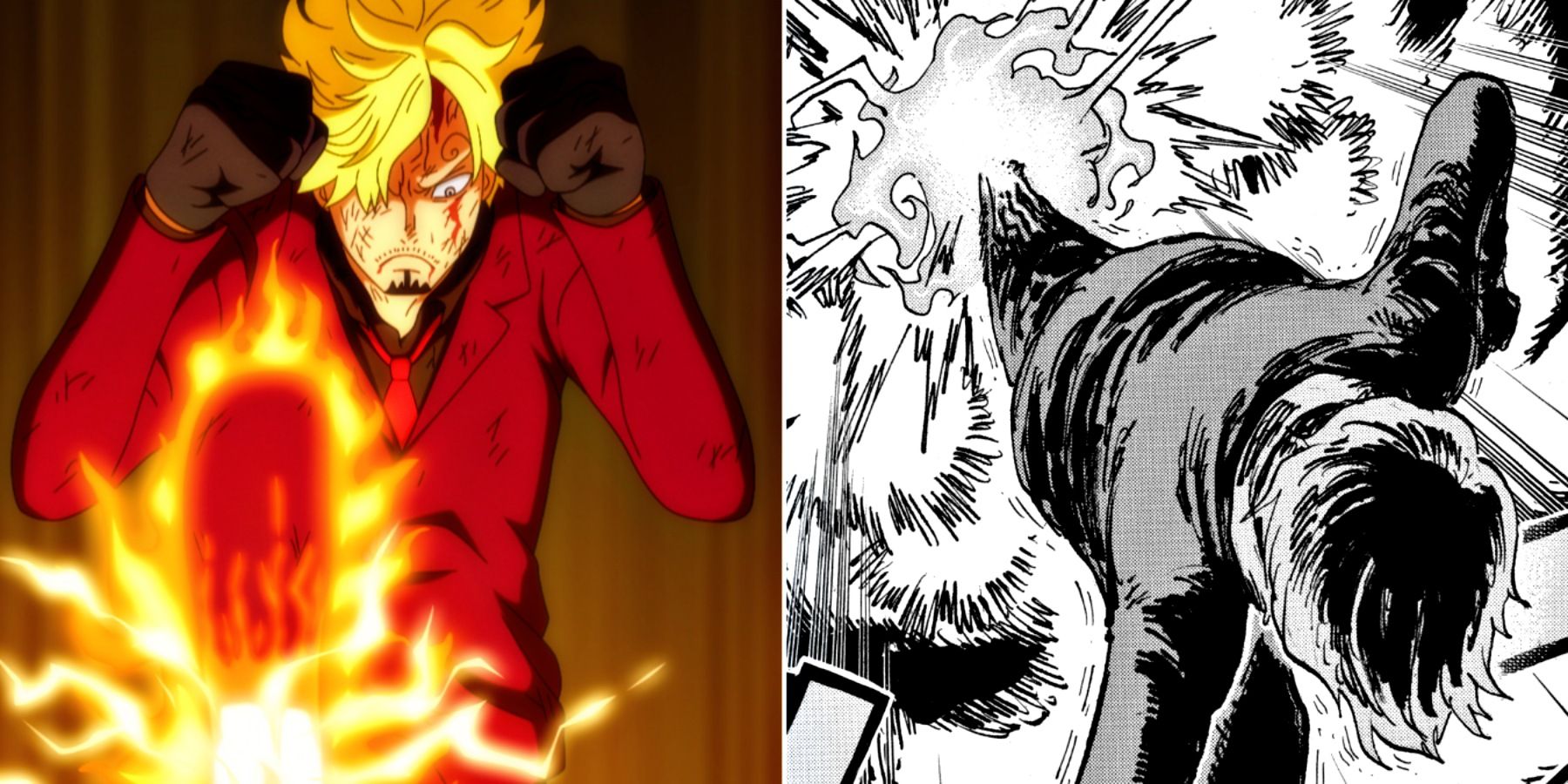 Sanji's Ifrit Jambe Power-Up