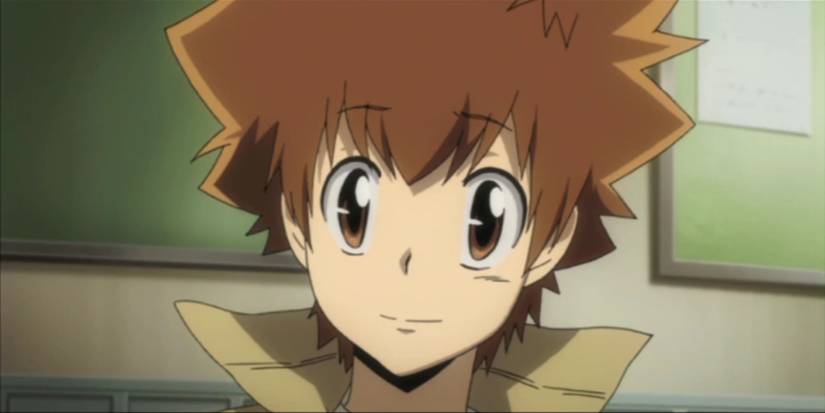 Sawada Tsunayoshi smiling gently