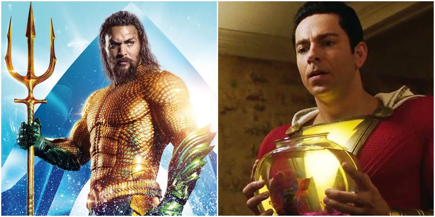 Aquaman and Shazam