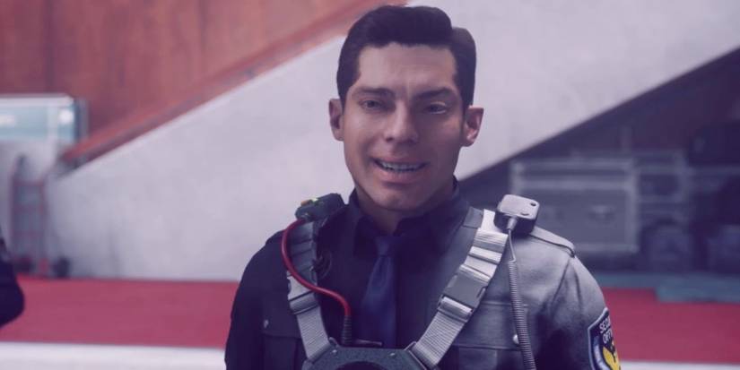 Simon Arish from Control smiling and standing in the Executive Sector of the Oldest House