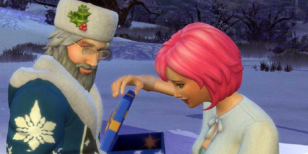 Sims 4 Santa