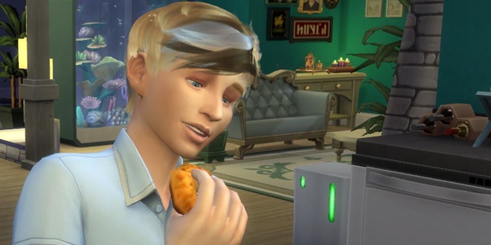 Sims 4 eating