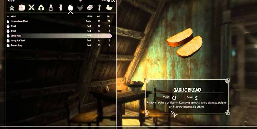 Skyrim Garlic Bread