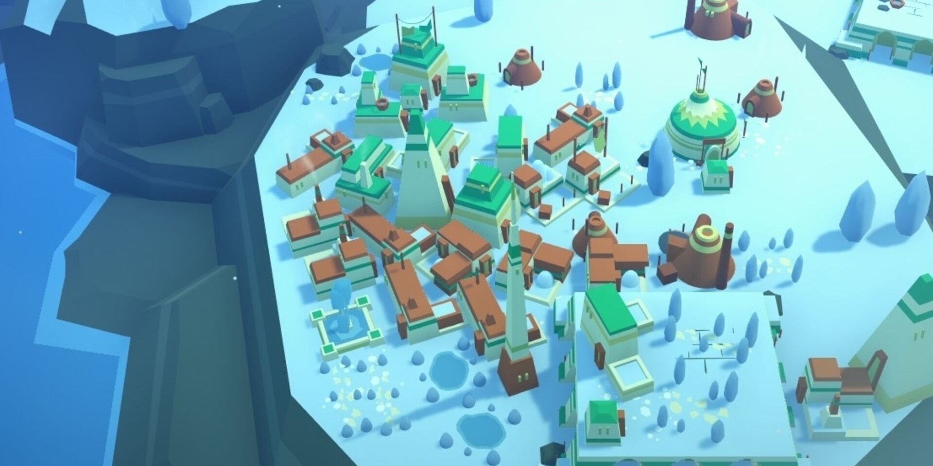 Snowy city in Islanders