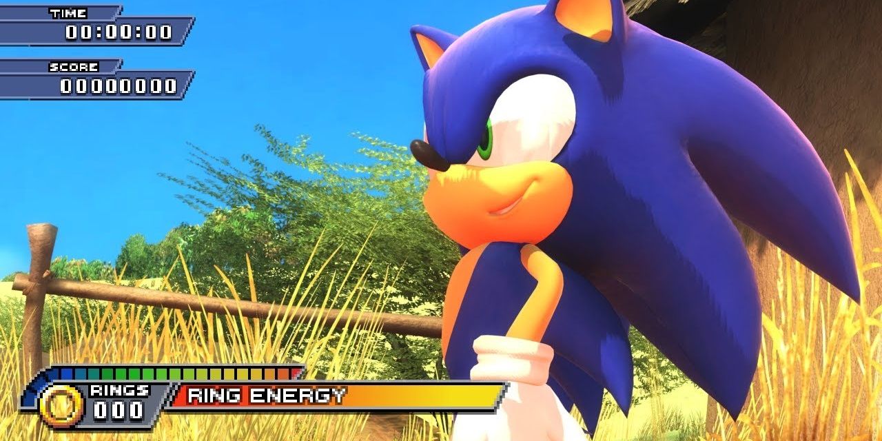 Sonic Unleashed HUD mod for Sonic Generations