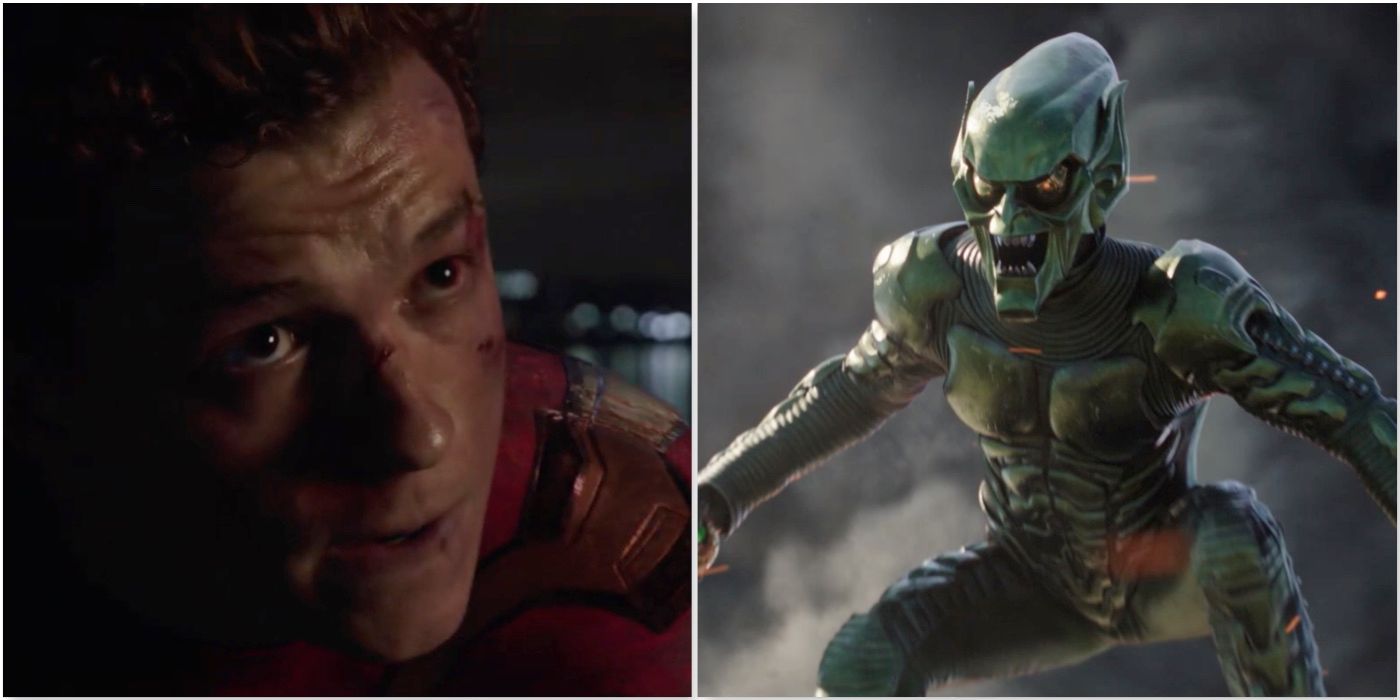 Peter and the Green Goblin from Spider-Man: No Way Home