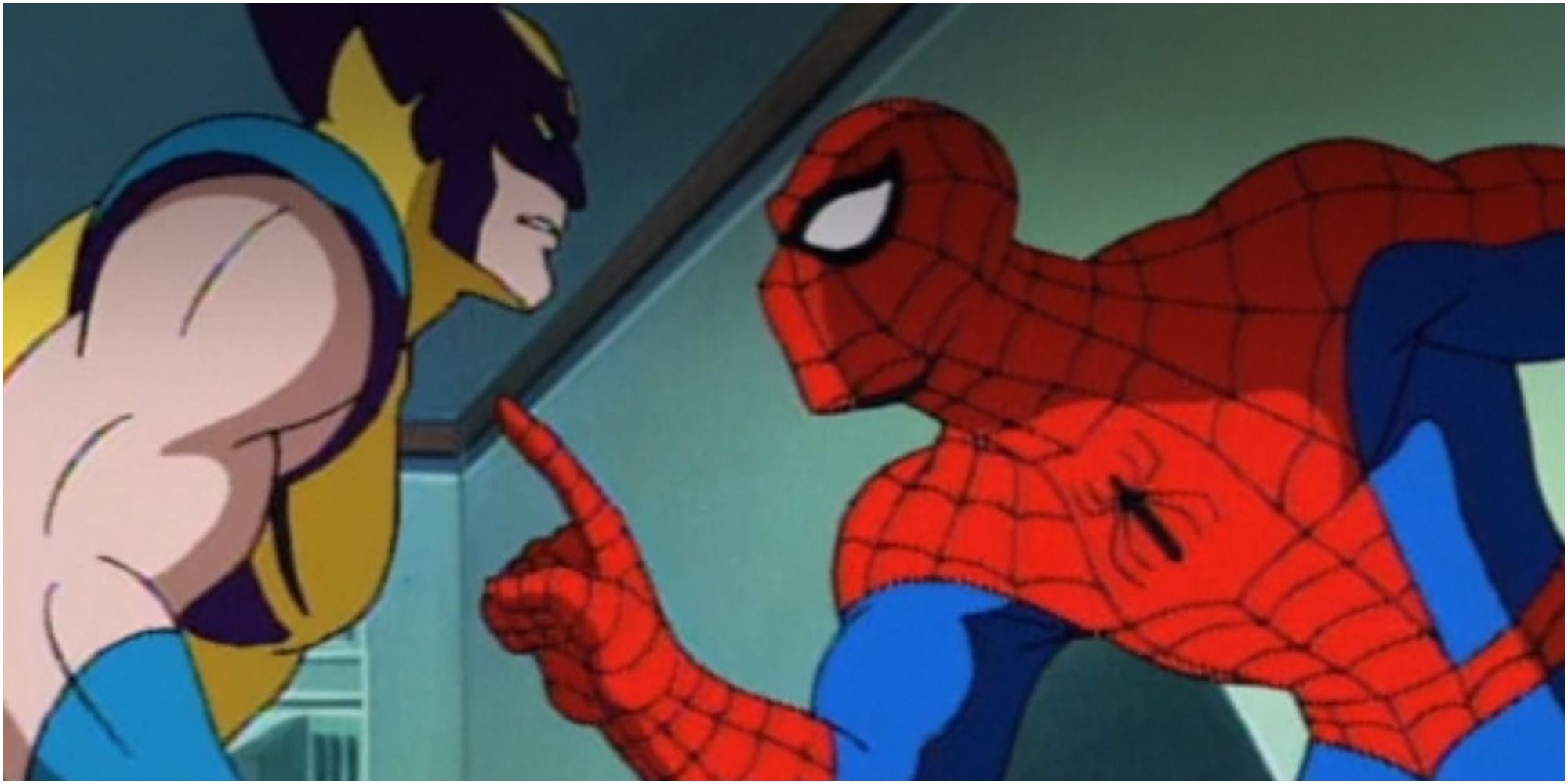 Spider-Man and Wolverine have a disagreement