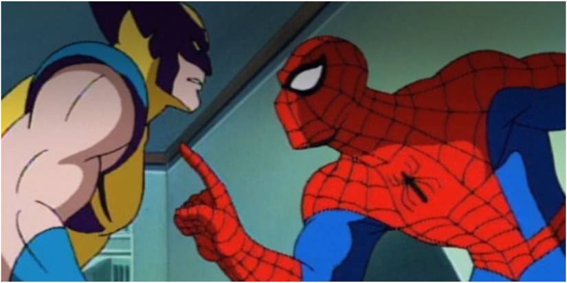 Spider-Man and Wolverine have a disagreement