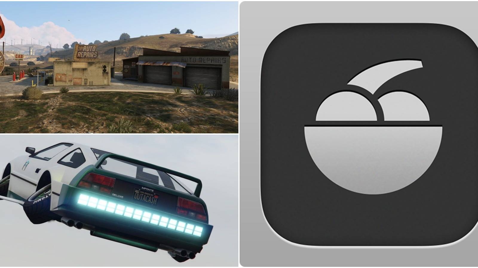 A Split Image Of How To Create A Custom License Plate