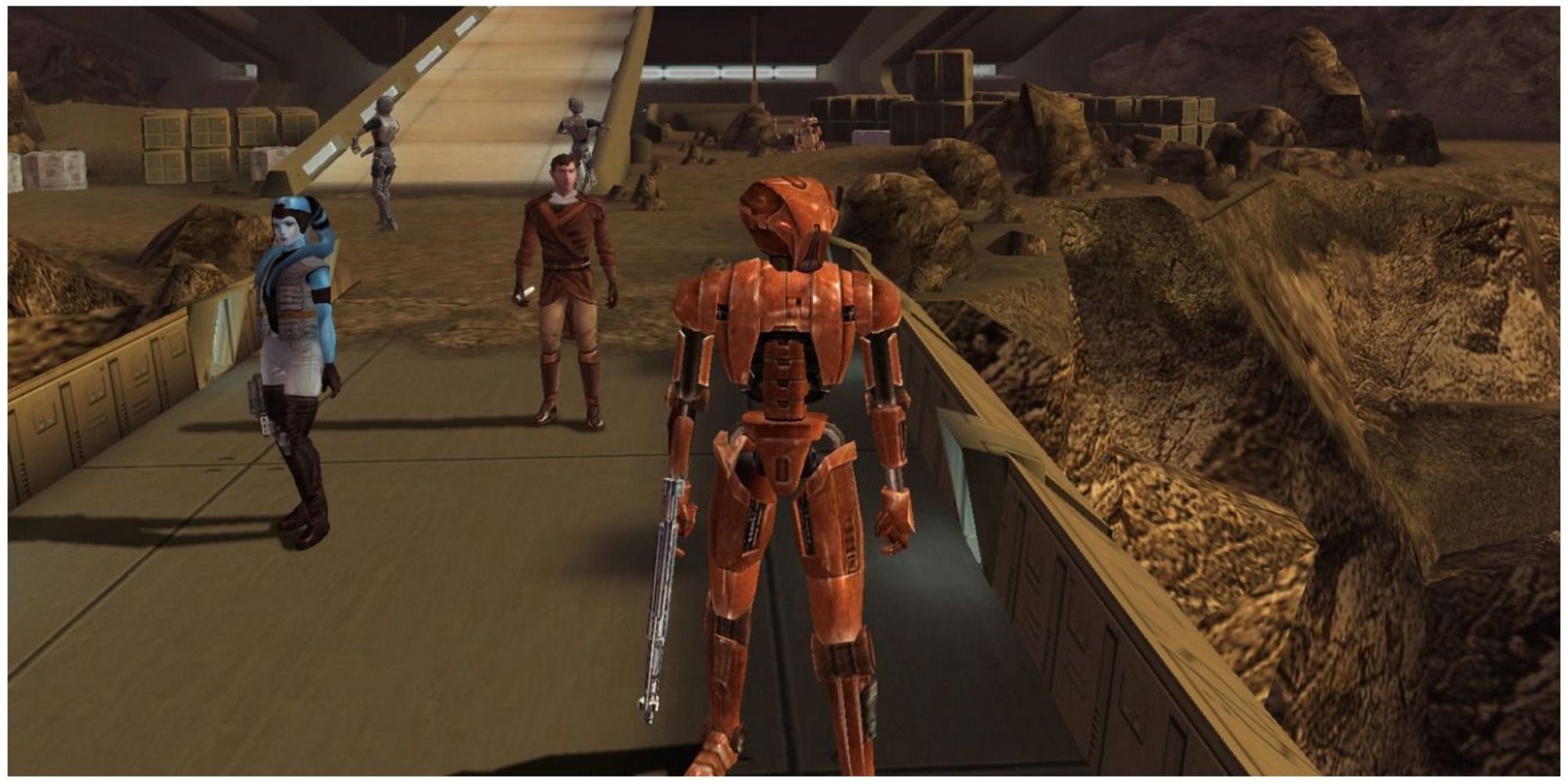 Droid and party member HK-47 in Star Wars Knights of the Old Republic
