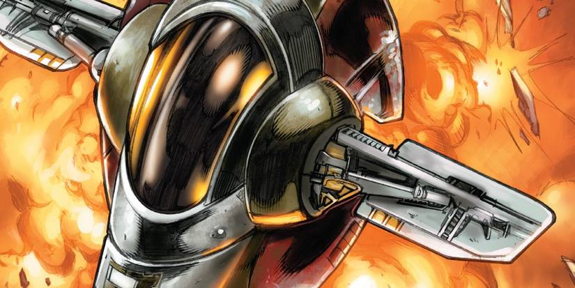 Star Wars Slave 1 Evading Explosion 