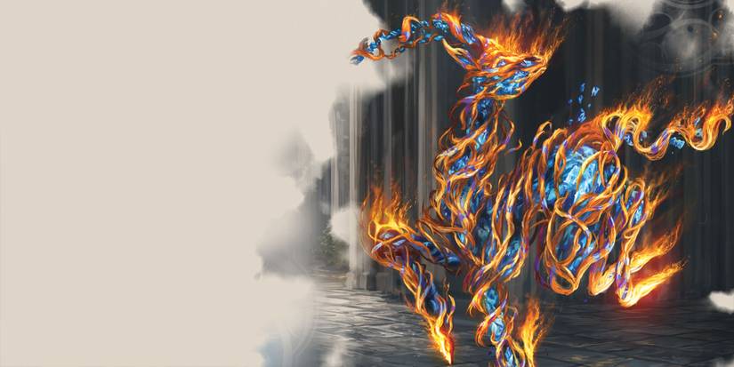 Strixhaven-A-Curriculum-of-Chaos-Art-Elemental-in-the-form-of-a-deer-of-fire-and-ice