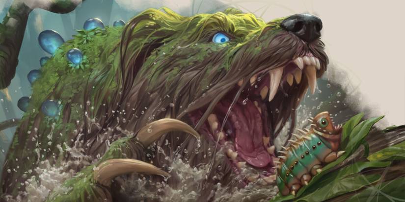 Strixhaven-A-Curriculum-of-Chaos-Groof-attacking-pest-mascot-1