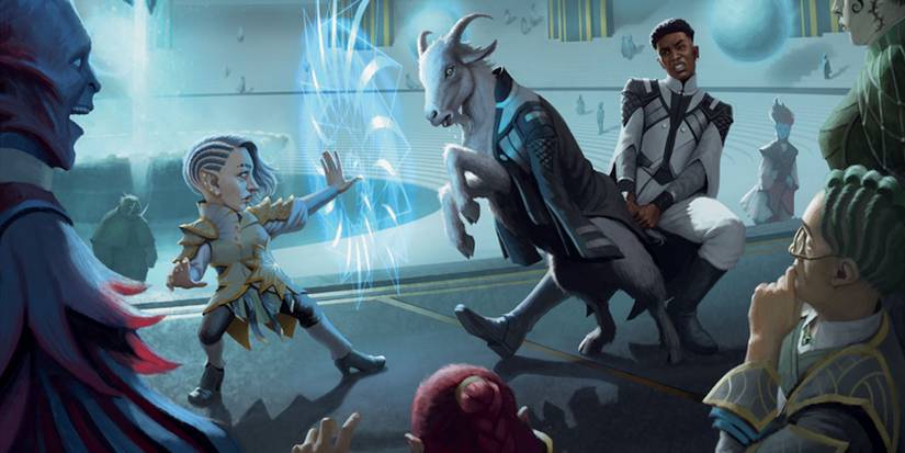 Strixhaven-A-Curriculum-of-Chaos-Hall-of-Oracles-dual-between-students-turned-into-goat