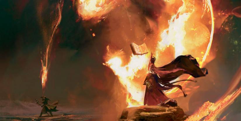 Pathfinder Wrath of the Righteous Strixhaven A Curriculum of Chaos Prismari instructor and student creation fire